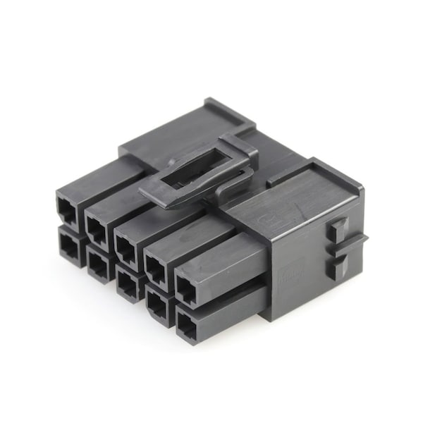 Molex Mega-Fit Tangless Tpa-Capable Receptacle Housing, Dual Row, 10 Circuit 1716920210 - main